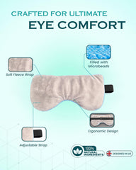 Plush Faux Fur Heated Eyemask